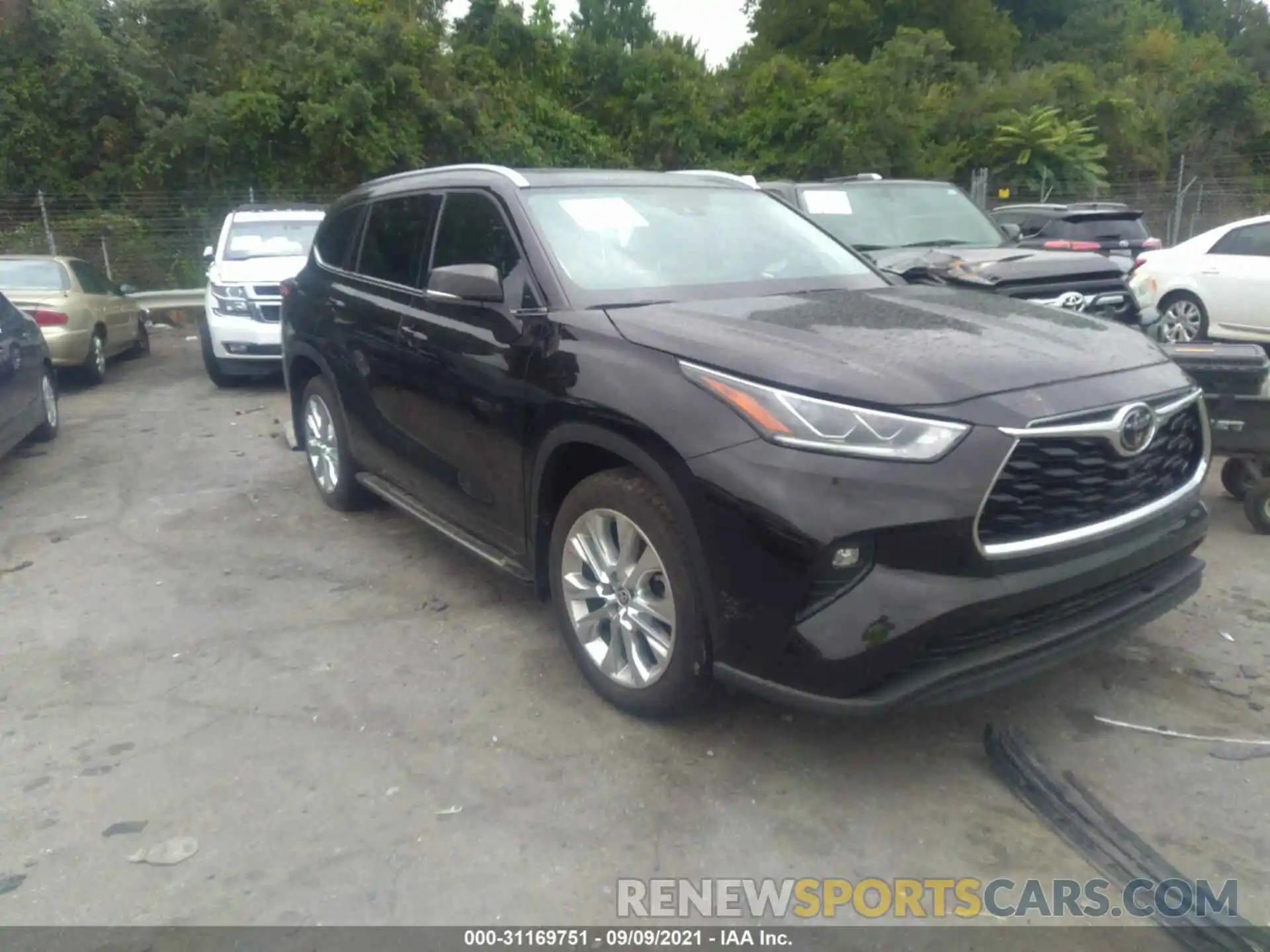 1 Photograph of a damaged car 5TDDZRBH6LS029552 TOYOTA HIGHLANDER 2020