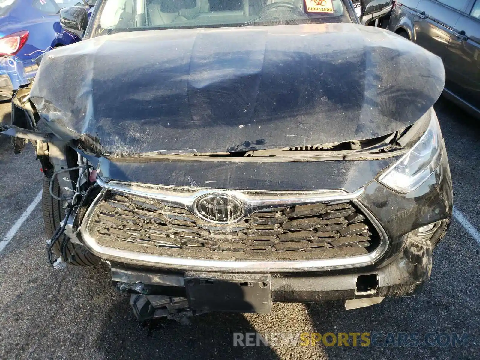 7 Photograph of a damaged car 5TDDZRBH7LS007642 TOYOTA HIGHLANDER 2020