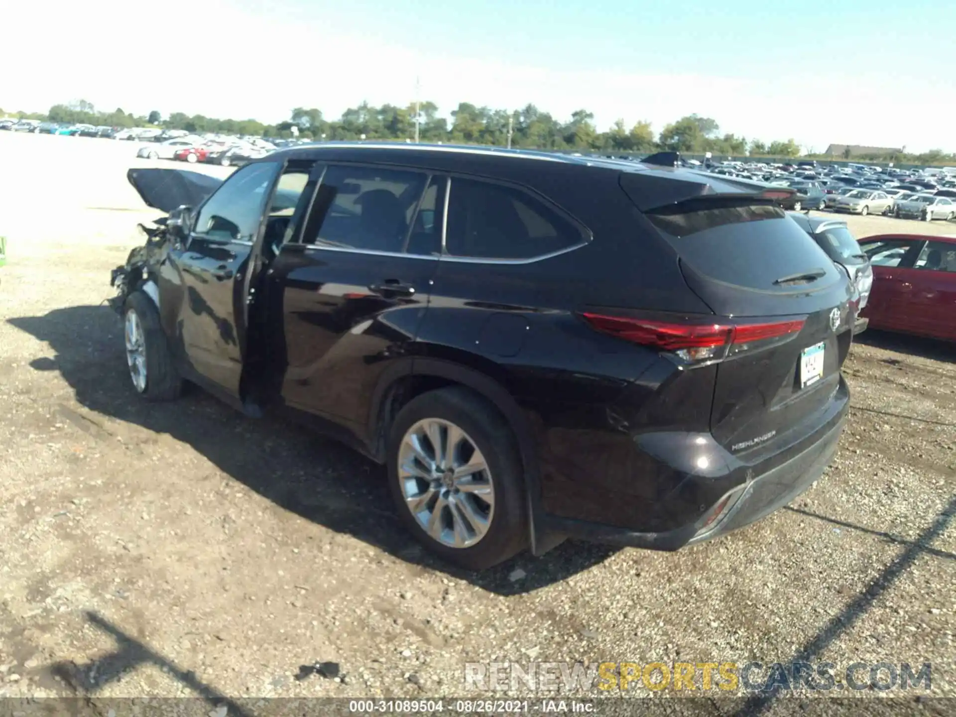 3 Photograph of a damaged car 5TDDZRBH8LS016091 TOYOTA HIGHLANDER 2020