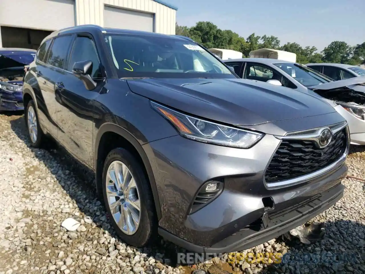 1 Photograph of a damaged car 5TDDZRBH8LS018116 TOYOTA HIGHLANDER 2020