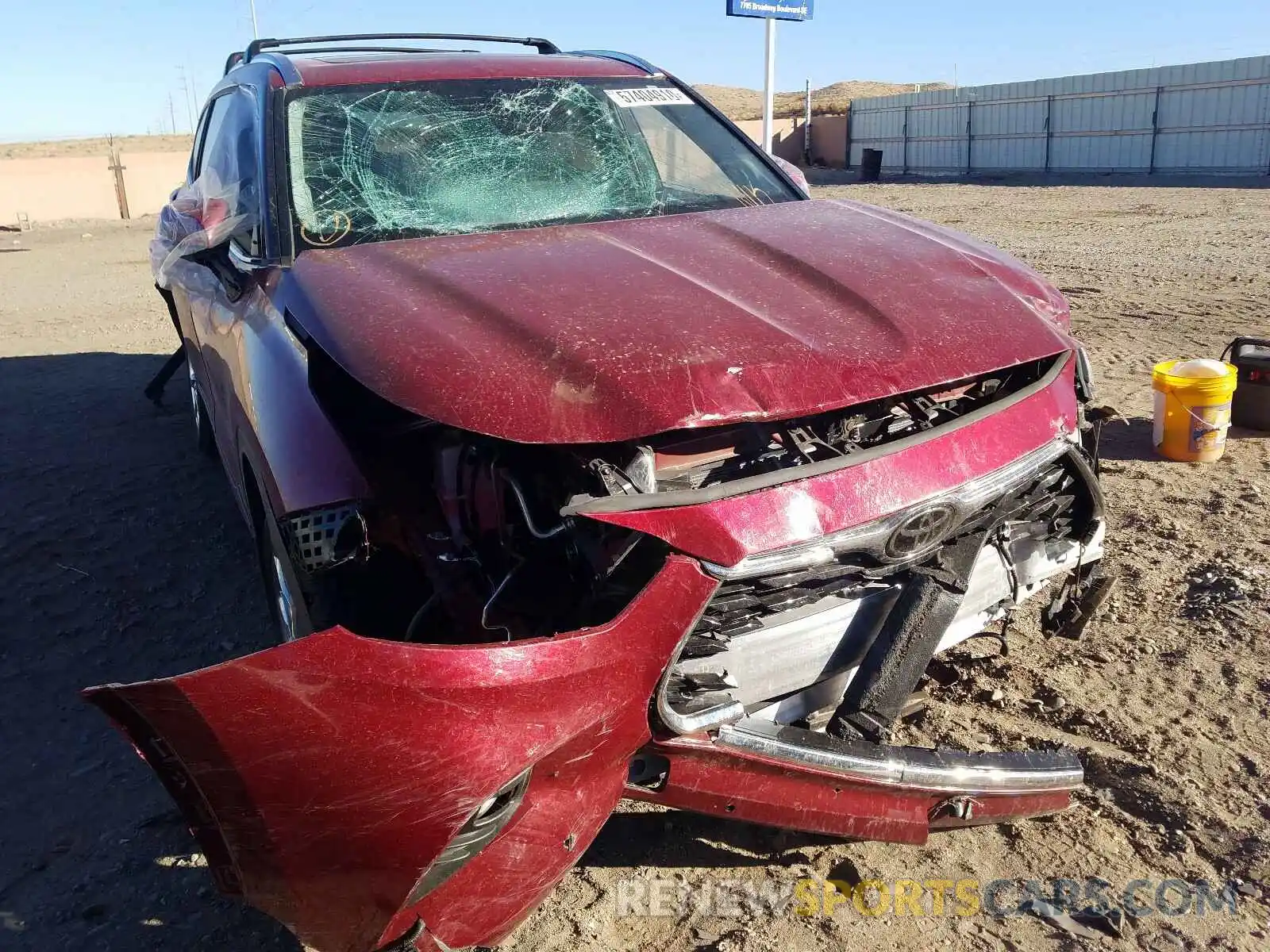 9 Фотография поврежденного автомобиля 5TDDZRBH8LS019606 TOYOTA HIGHLANDER 2020