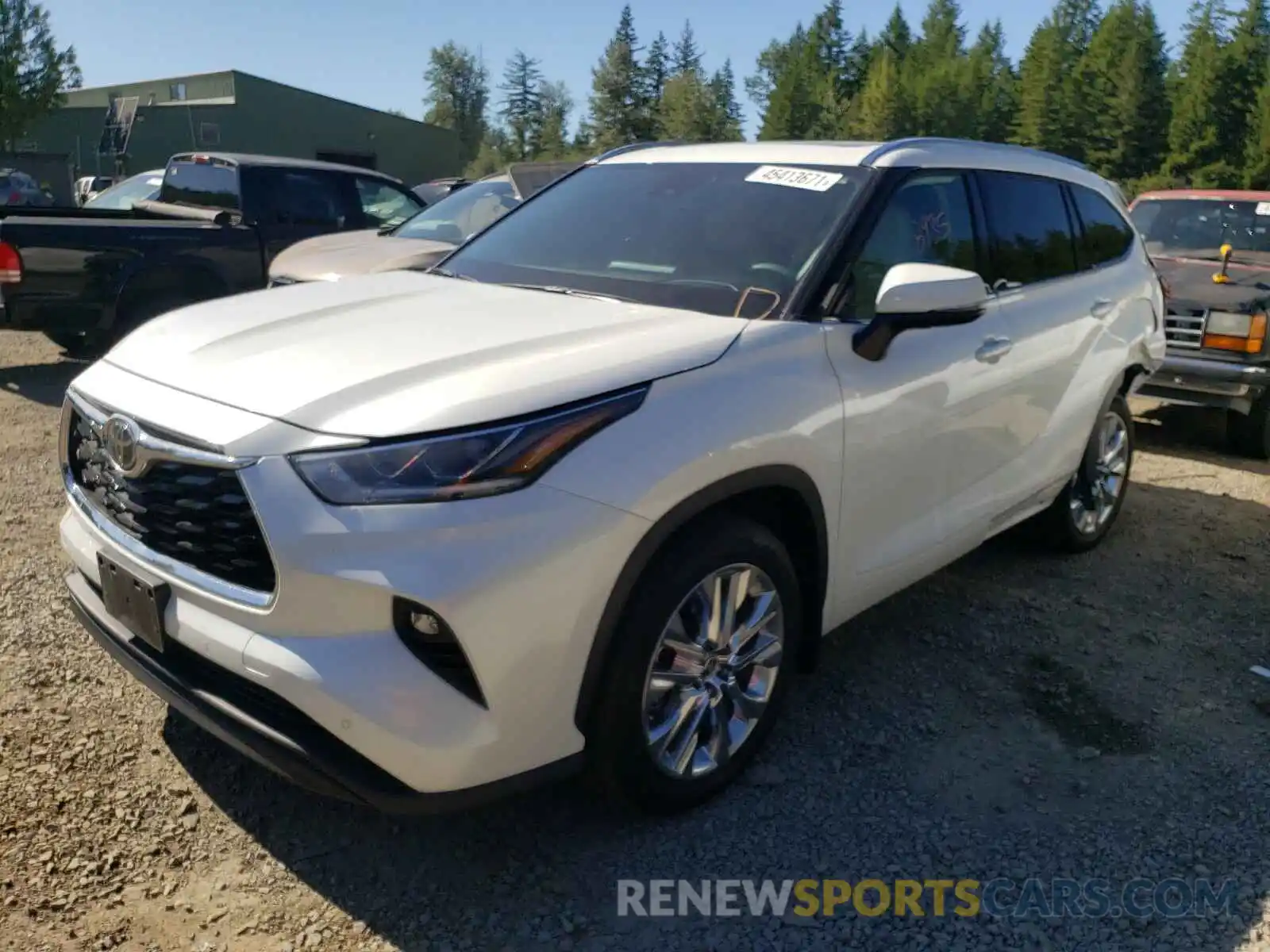 2 Photograph of a damaged car 5TDDZRBH9LS040657 TOYOTA HIGHLANDER 2020