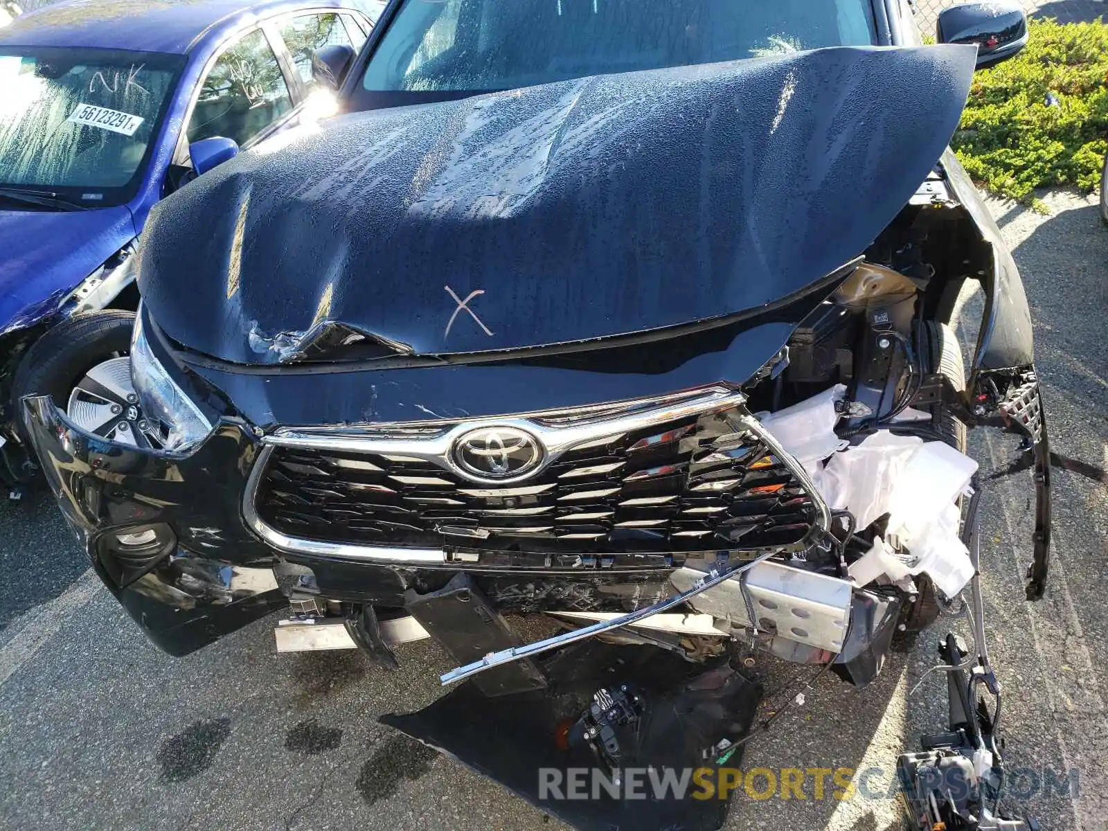 7 Photograph of a damaged car 5TDDZRBHXLS002984 TOYOTA HIGHLANDER 2020