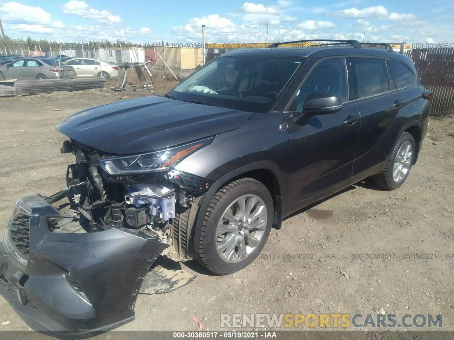 2 Photograph of a damaged car 5TDDZRBHXLS010325 TOYOTA HIGHLANDER 2020