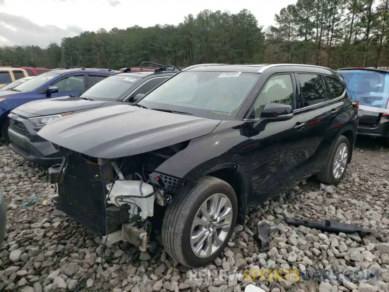 2 Photograph of a damaged car 5TDDZRBHXLS024869 TOYOTA HIGHLANDER 2020