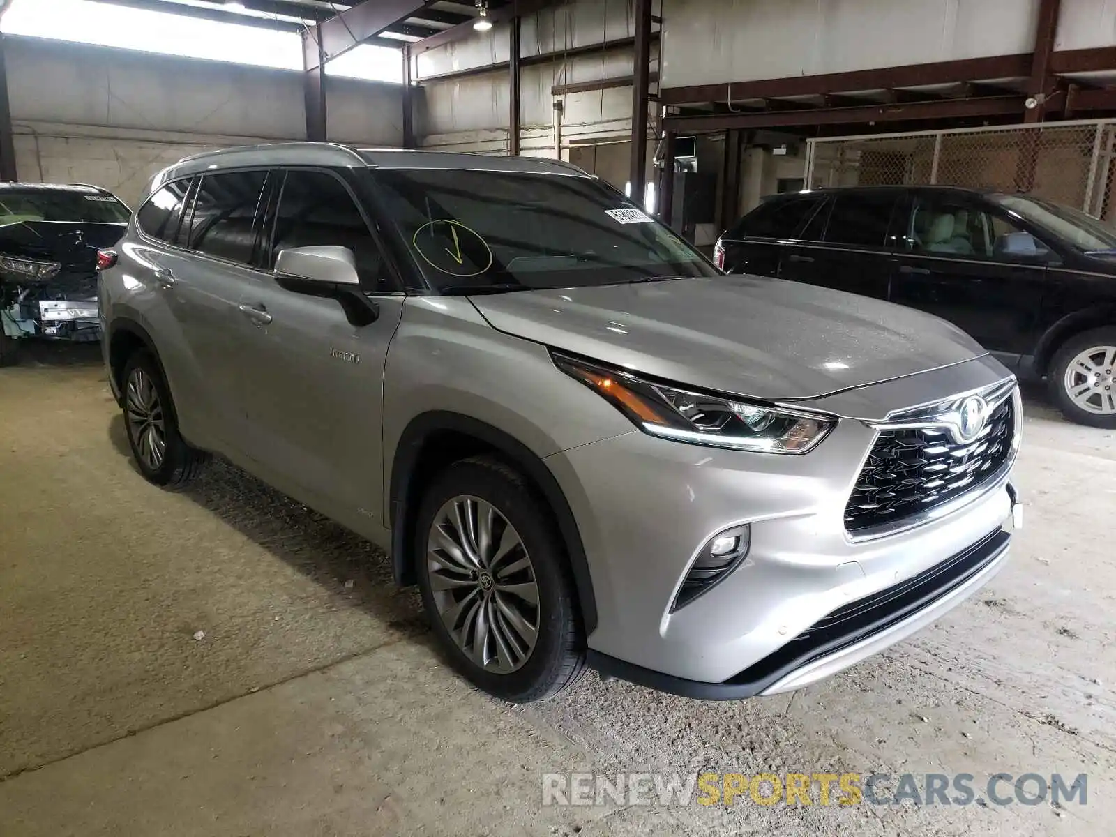 1 Photograph of a damaged car 5TDEBRCH0LS002502 TOYOTA HIGHLANDER 2020