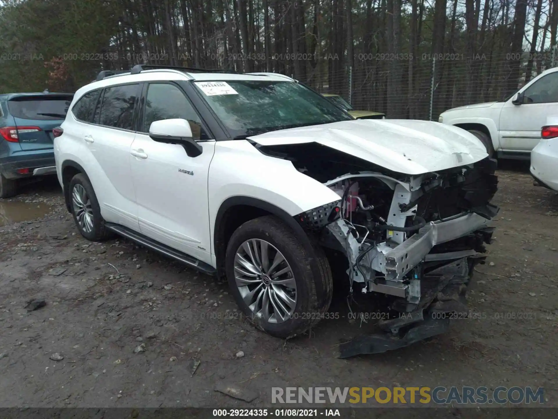 1 Photograph of a damaged car 5TDEBRCH0LS005089 TOYOTA HIGHLANDER 2020