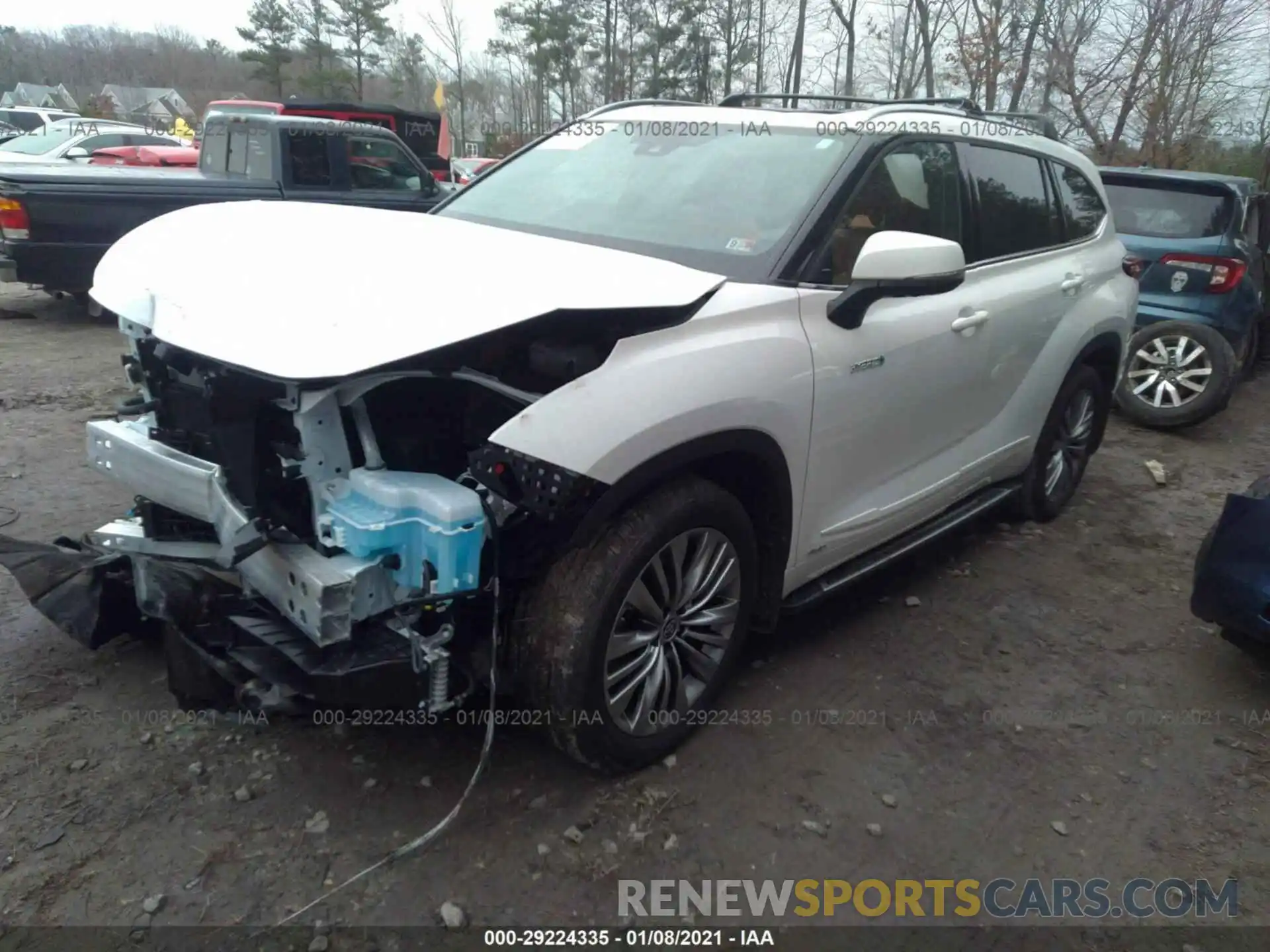 2 Photograph of a damaged car 5TDEBRCH0LS005089 TOYOTA HIGHLANDER 2020