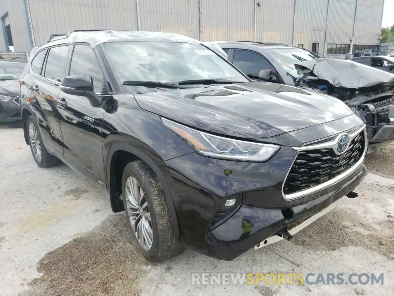 1 Photograph of a damaged car 5TDEBRCH0LS013998 TOYOTA HIGHLANDER 2020