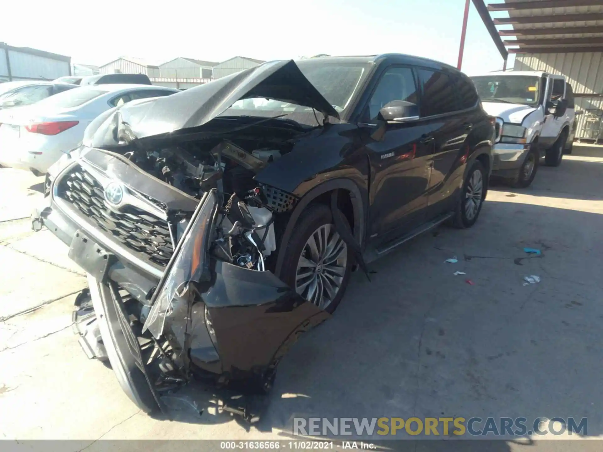 2 Photograph of a damaged car 5TDEBRCH1LS014514 TOYOTA HIGHLANDER 2020