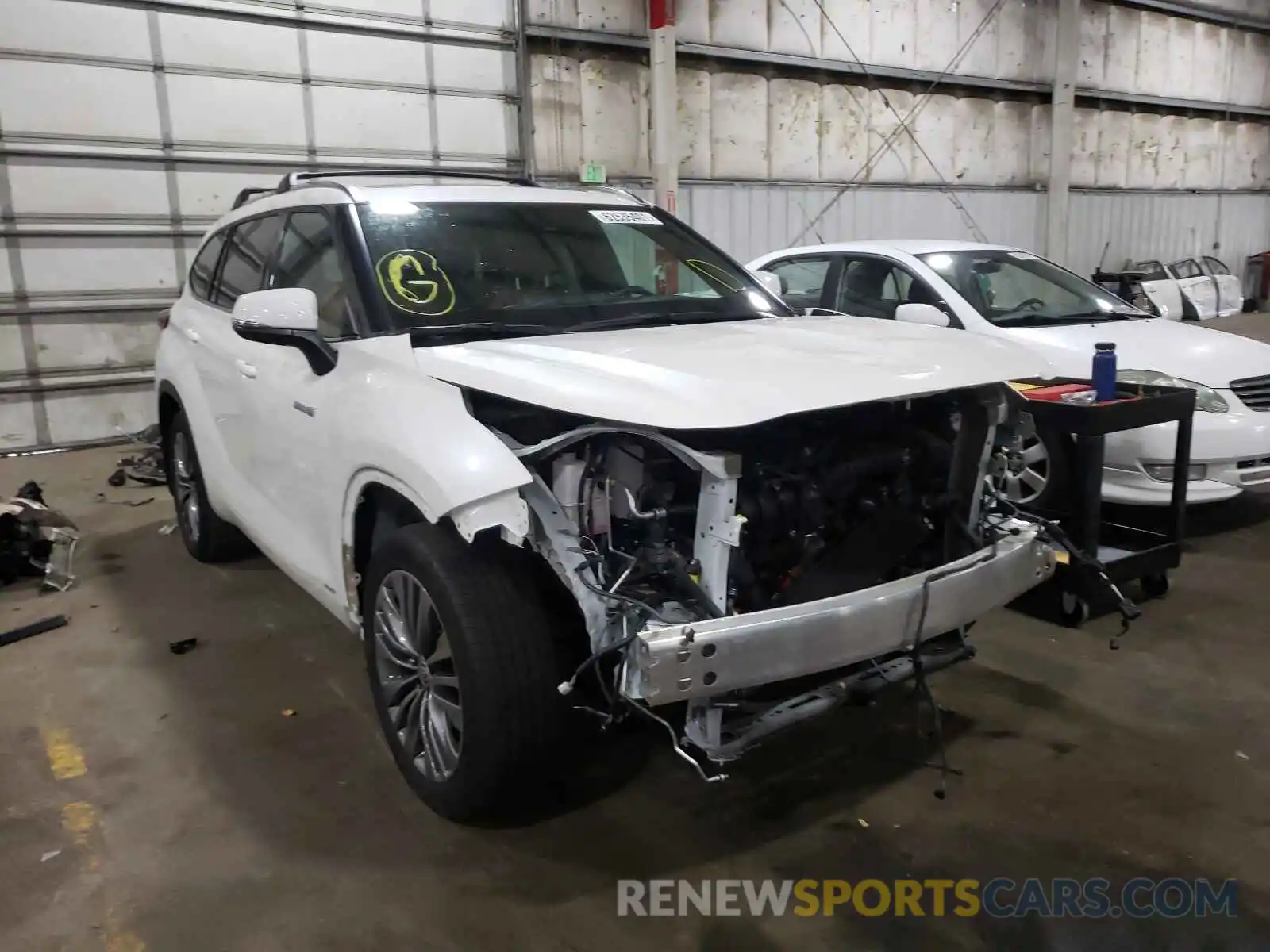 1 Photograph of a damaged car 5TDEBRCH2LS002050 TOYOTA HIGHLANDER 2020