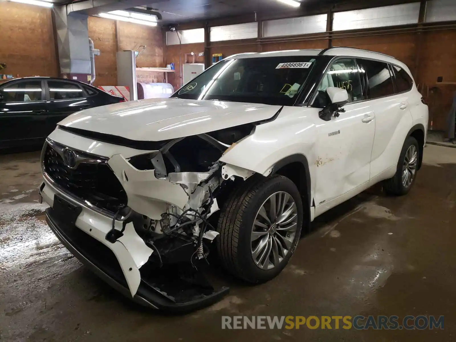 2 Photograph of a damaged car 5TDEBRCH4LS003099 TOYOTA HIGHLANDER 2020