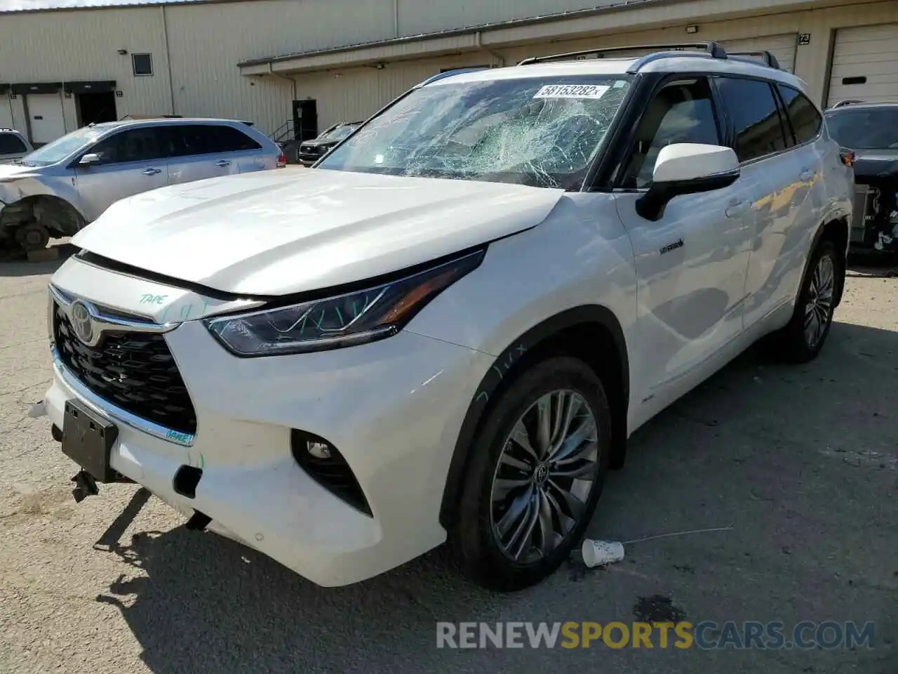 2 Photograph of a damaged car 5TDEBRCH4LS003507 TOYOTA HIGHLANDER 2020