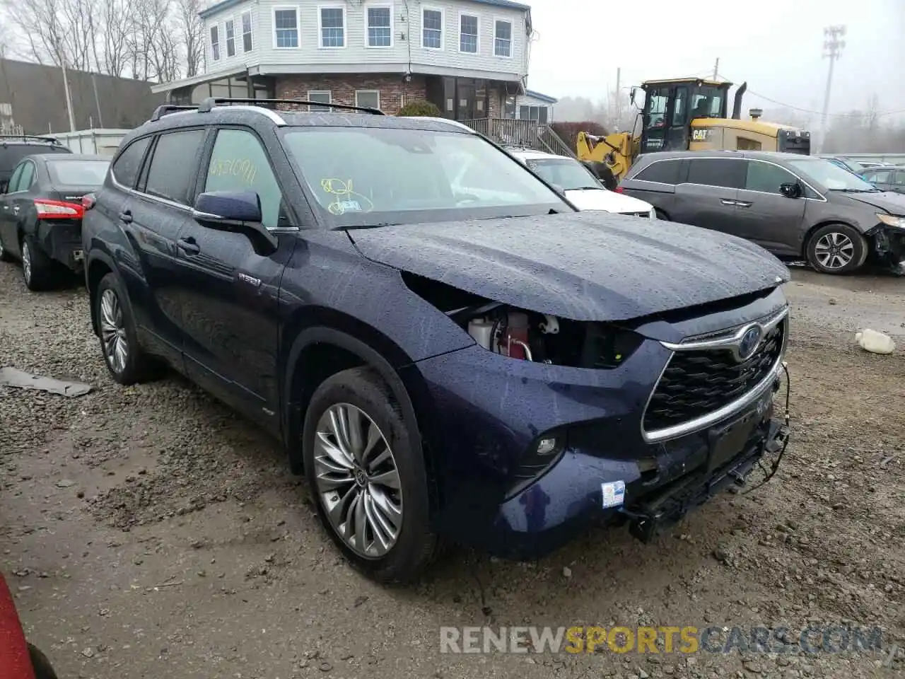 1 Photograph of a damaged car 5TDEBRCH7LS012704 TOYOTA HIGHLANDER 2020