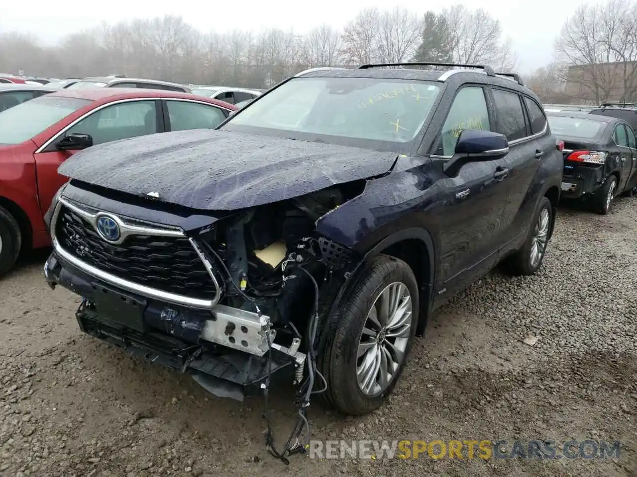 2 Photograph of a damaged car 5TDEBRCH7LS012704 TOYOTA HIGHLANDER 2020