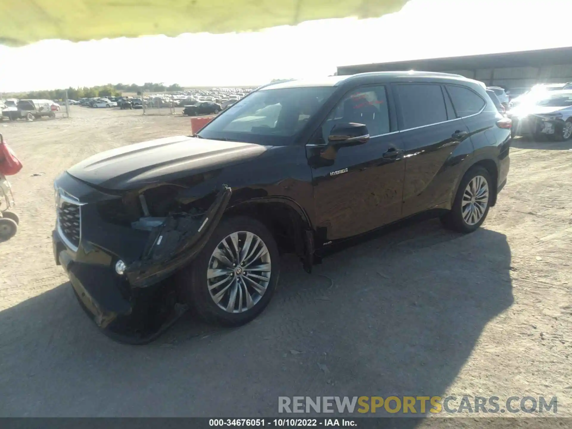 2 Photograph of a damaged car 5TDEBRCH9LS004636 TOYOTA HIGHLANDER 2020