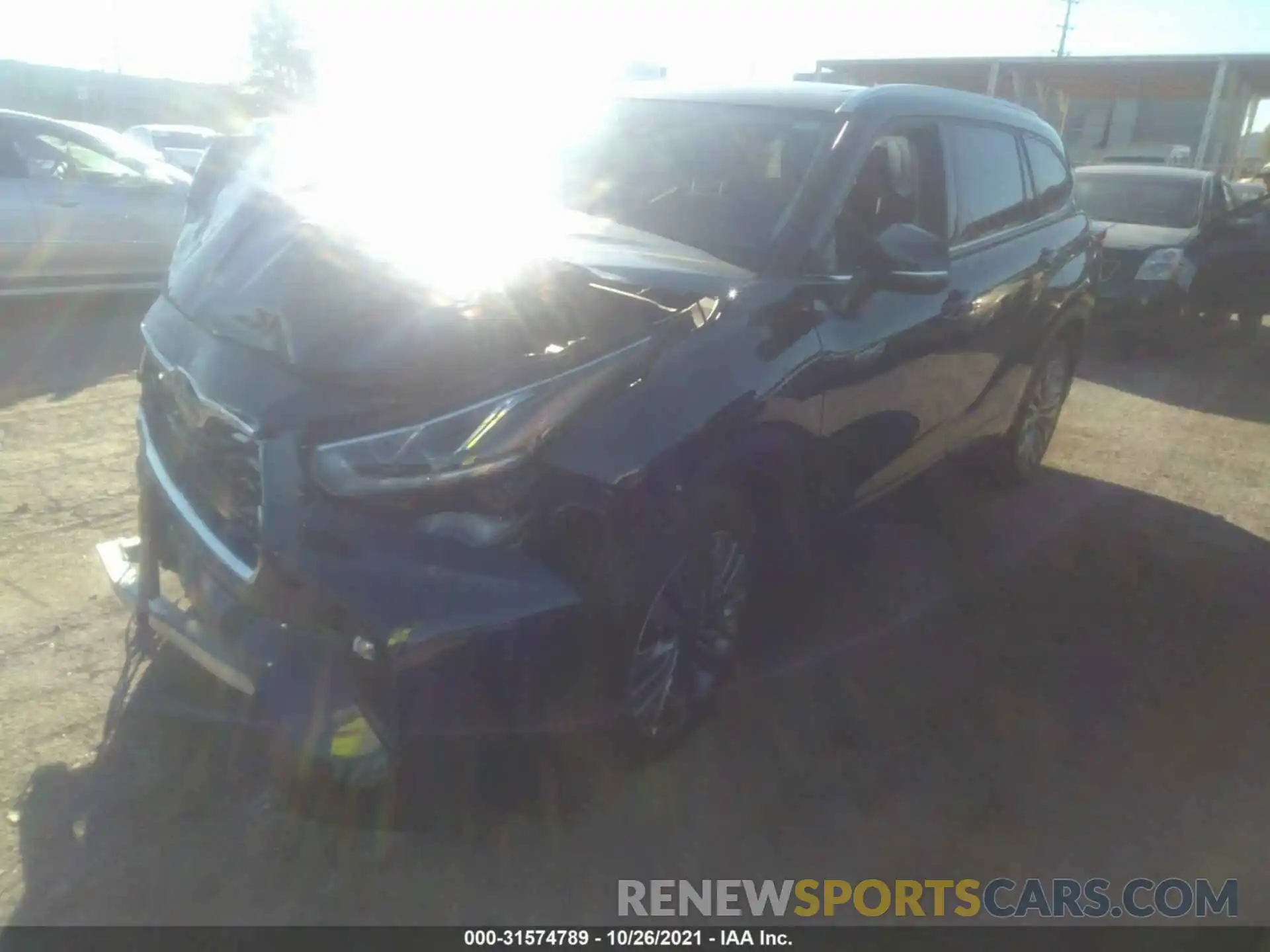 2 Photograph of a damaged car 5TDFARAH1LS004186 TOYOTA HIGHLANDER 2020