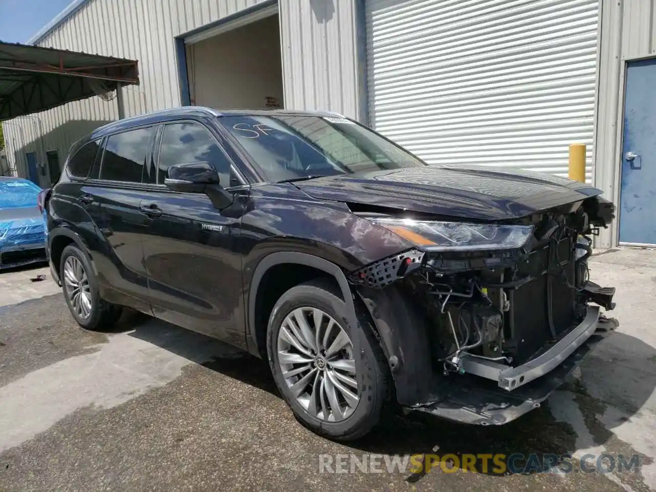 1 Photograph of a damaged car 5TDFARAH2LS001068 TOYOTA HIGHLANDER 2020