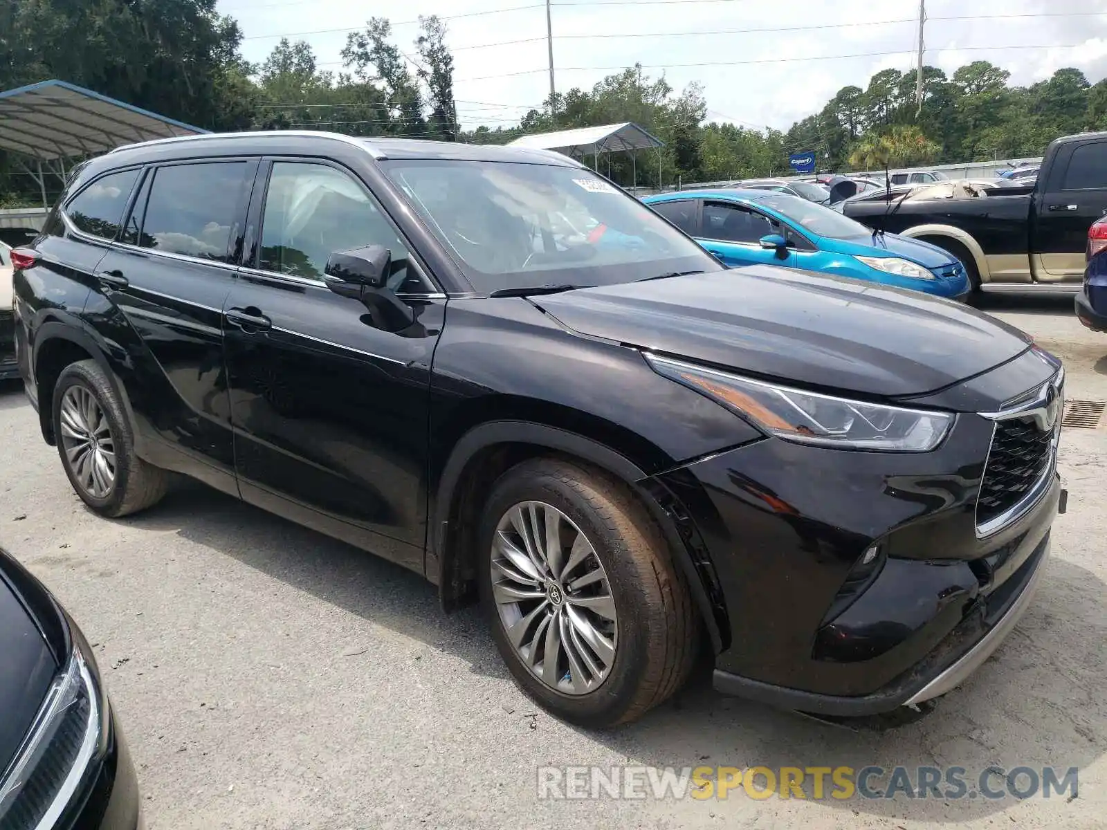 1 Photograph of a damaged car 5TDFZRAH0LS002535 TOYOTA HIGHLANDER 2020