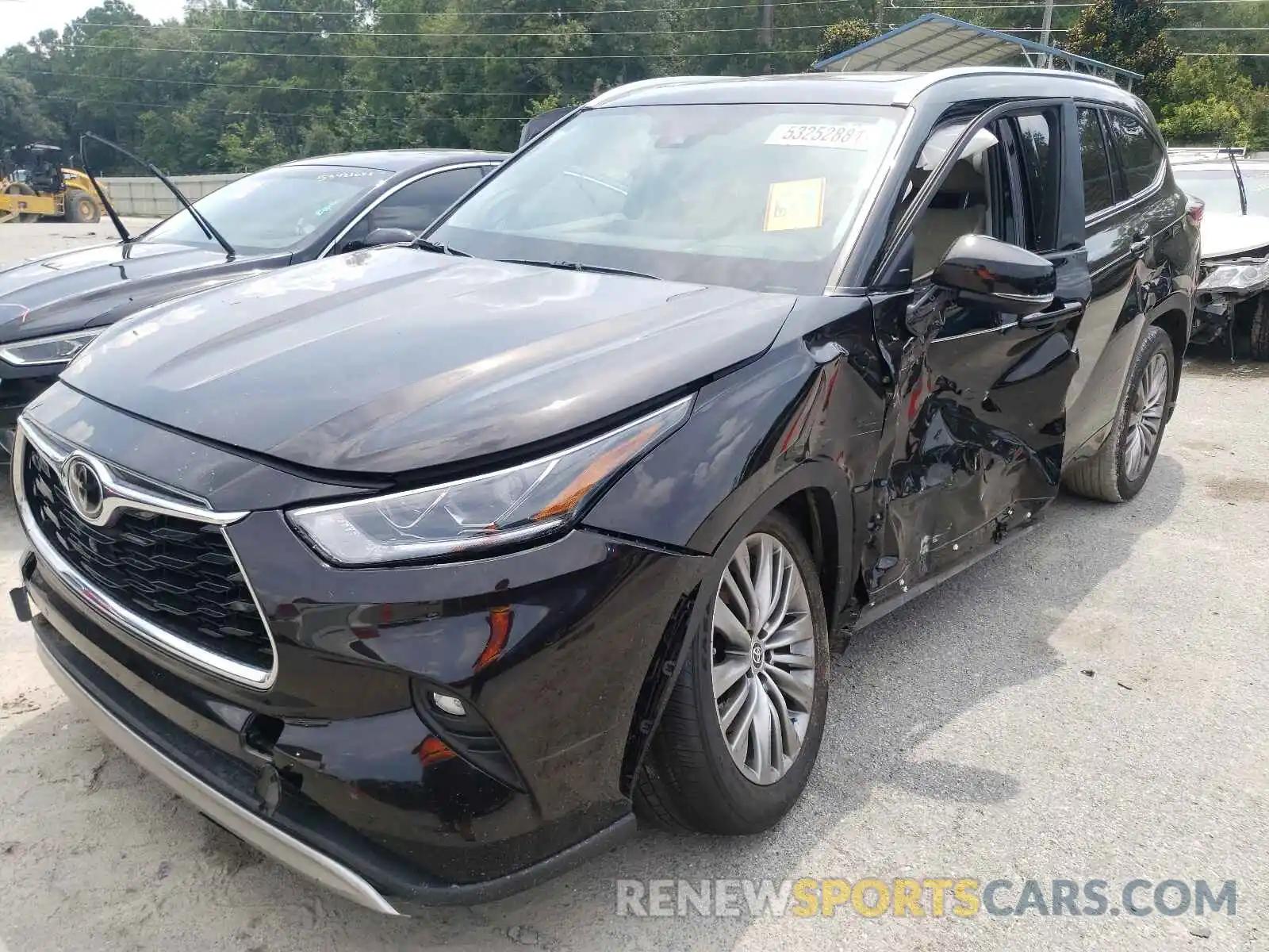 2 Photograph of a damaged car 5TDFZRAH0LS002535 TOYOTA HIGHLANDER 2020