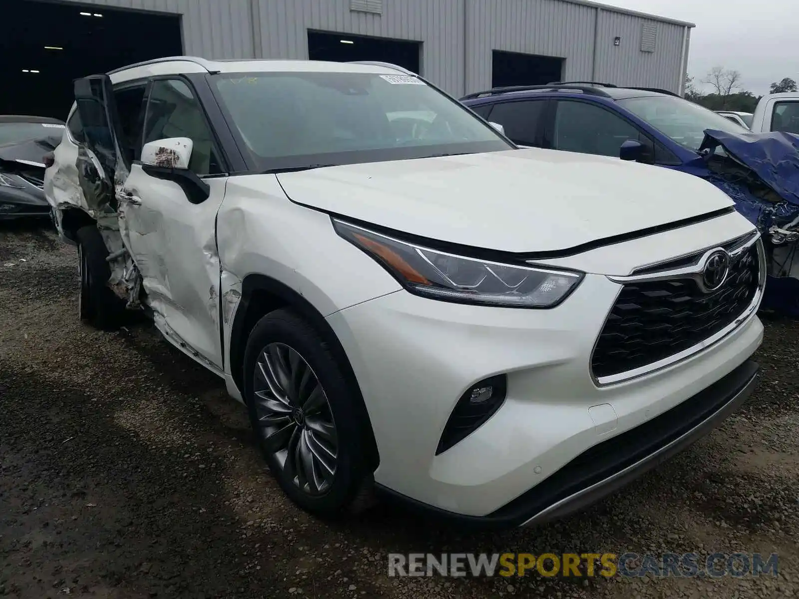 1 Photograph of a damaged car 5TDFZRAH2LS026934 TOYOTA HIGHLANDER 2020