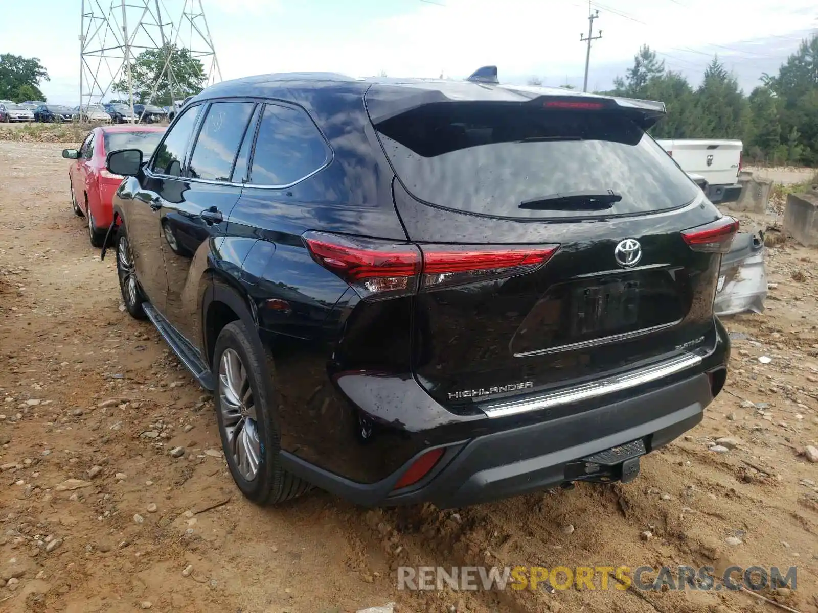 3 Photograph of a damaged car 5TDFZRAH3LS015926 TOYOTA HIGHLANDER 2020