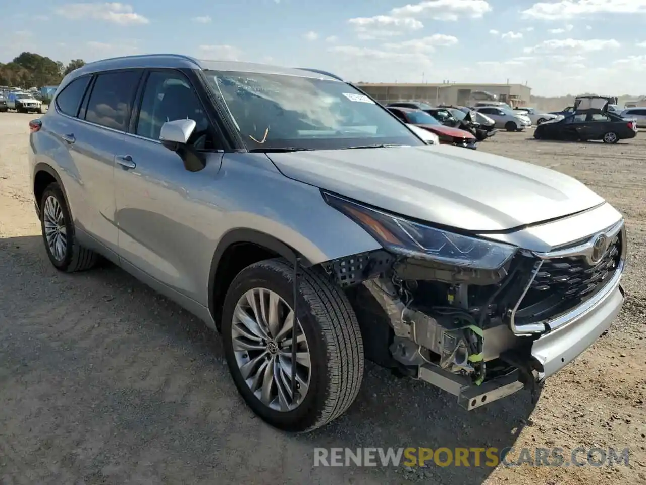 1 Photograph of a damaged car 5TDFZRAH3LS025727 TOYOTA HIGHLANDER 2020