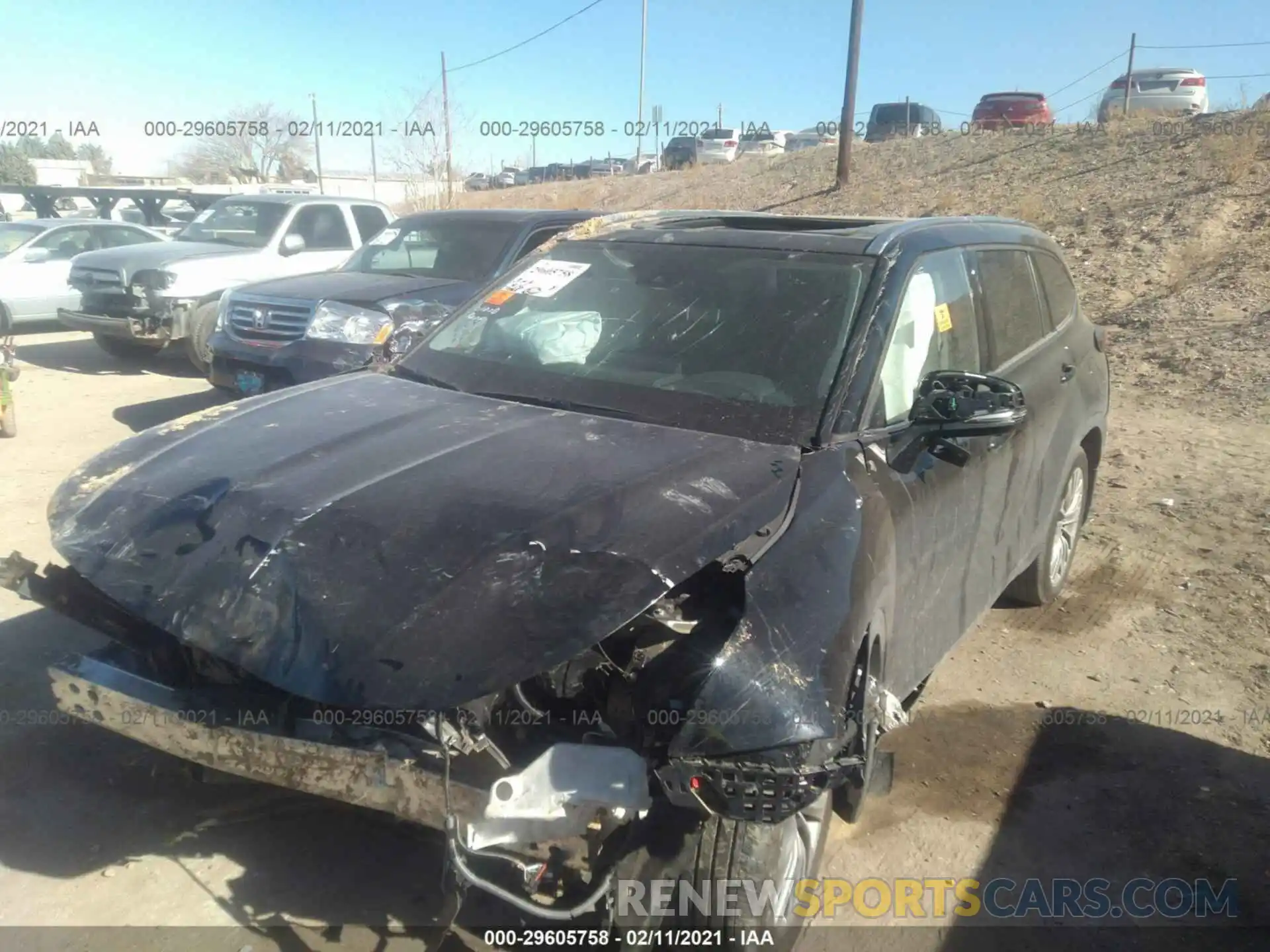 6 Photograph of a damaged car 5TDFZRAH5LS011232 TOYOTA HIGHLANDER 2020