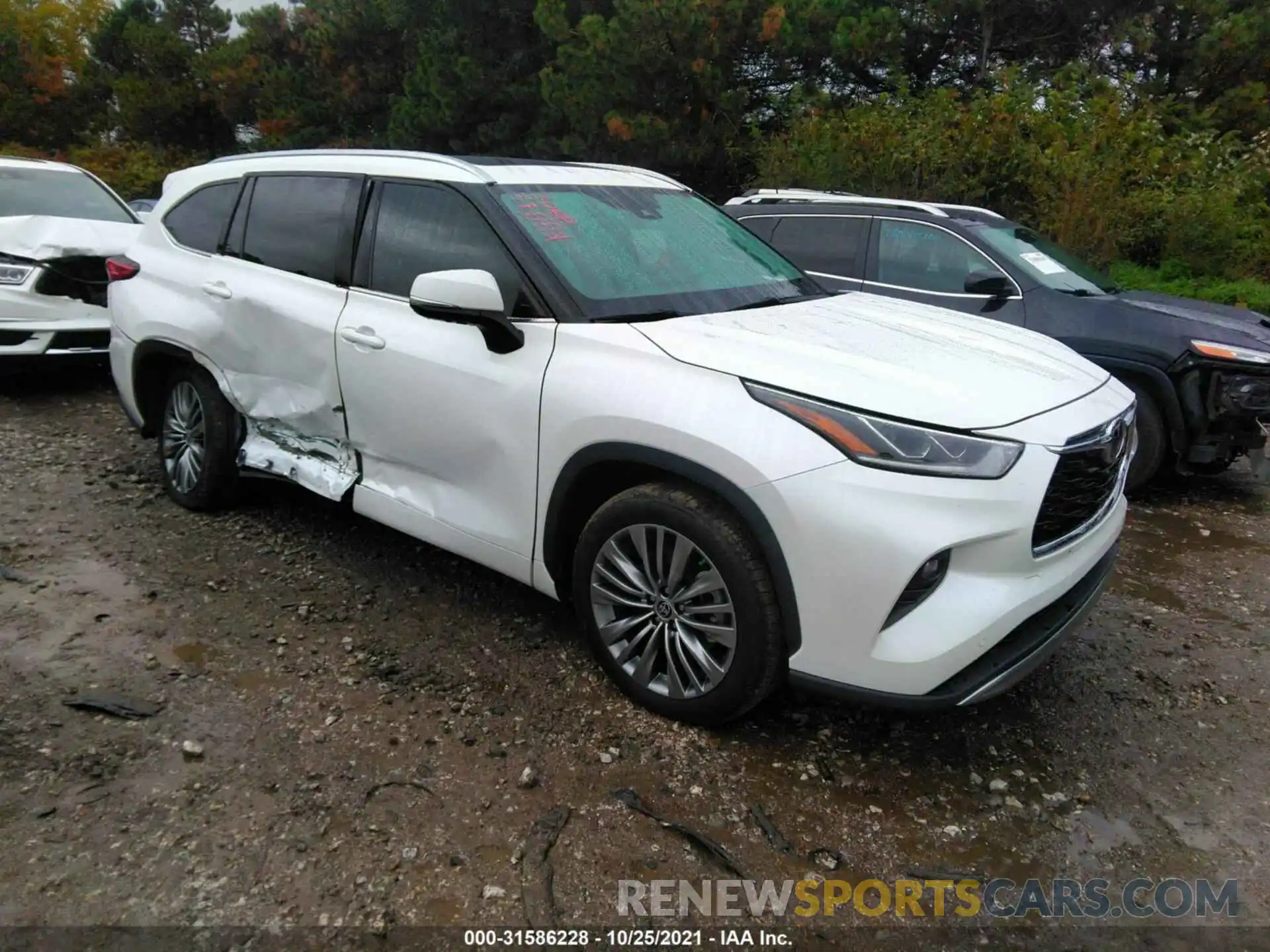 1 Photograph of a damaged car 5TDFZRAH6LS021283 TOYOTA HIGHLANDER 2020