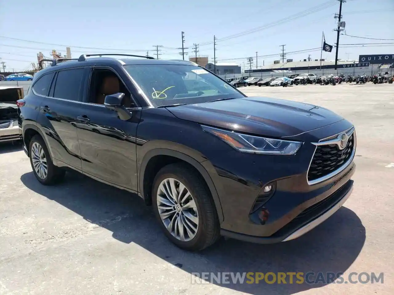 1 Photograph of a damaged car 5TDFZRAH7LS008591 TOYOTA HIGHLANDER 2020