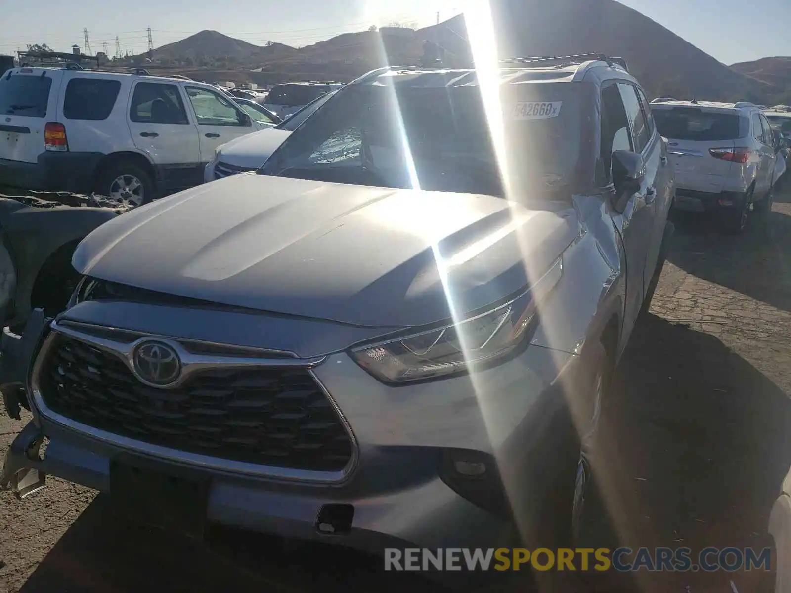 2 Photograph of a damaged car 5TDFZRAH7LS019879 TOYOTA HIGHLANDER 2020