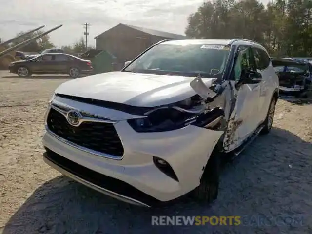 2 Photograph of a damaged car 5TDFZRAHXLS017835 TOYOTA HIGHLANDER 2020