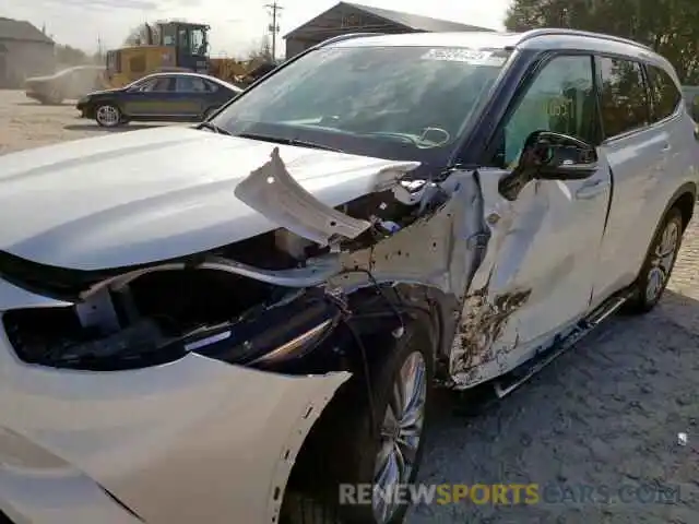 9 Photograph of a damaged car 5TDFZRAHXLS017835 TOYOTA HIGHLANDER 2020