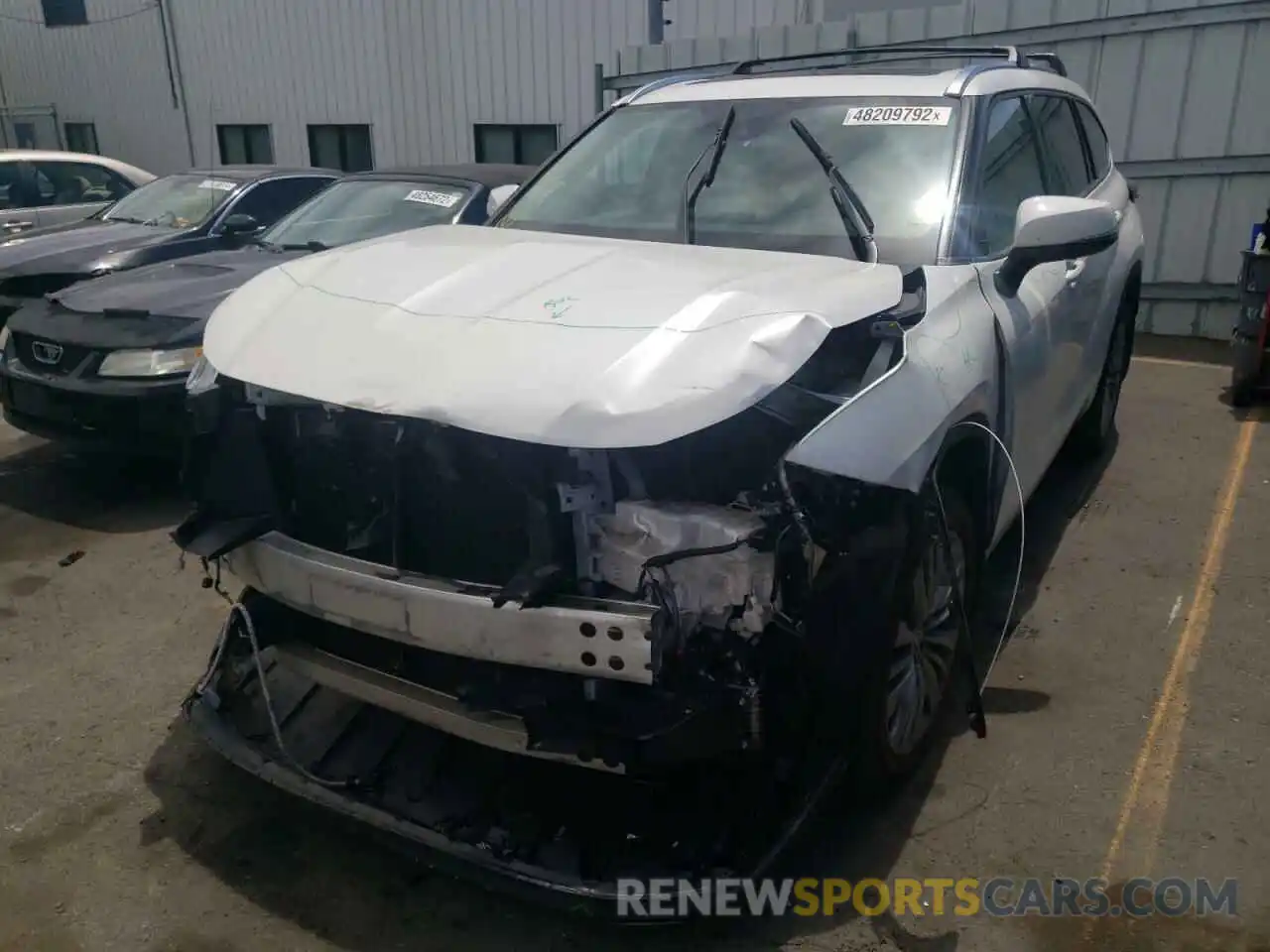 2 Photograph of a damaged car 5TDFZRBH0LS005398 TOYOTA HIGHLANDER 2020