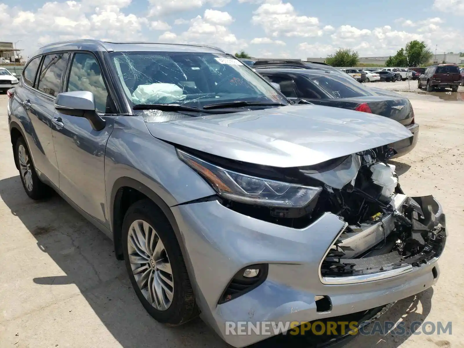 1 Photograph of a damaged car 5TDFZRBH0LS024517 TOYOTA HIGHLANDER 2020