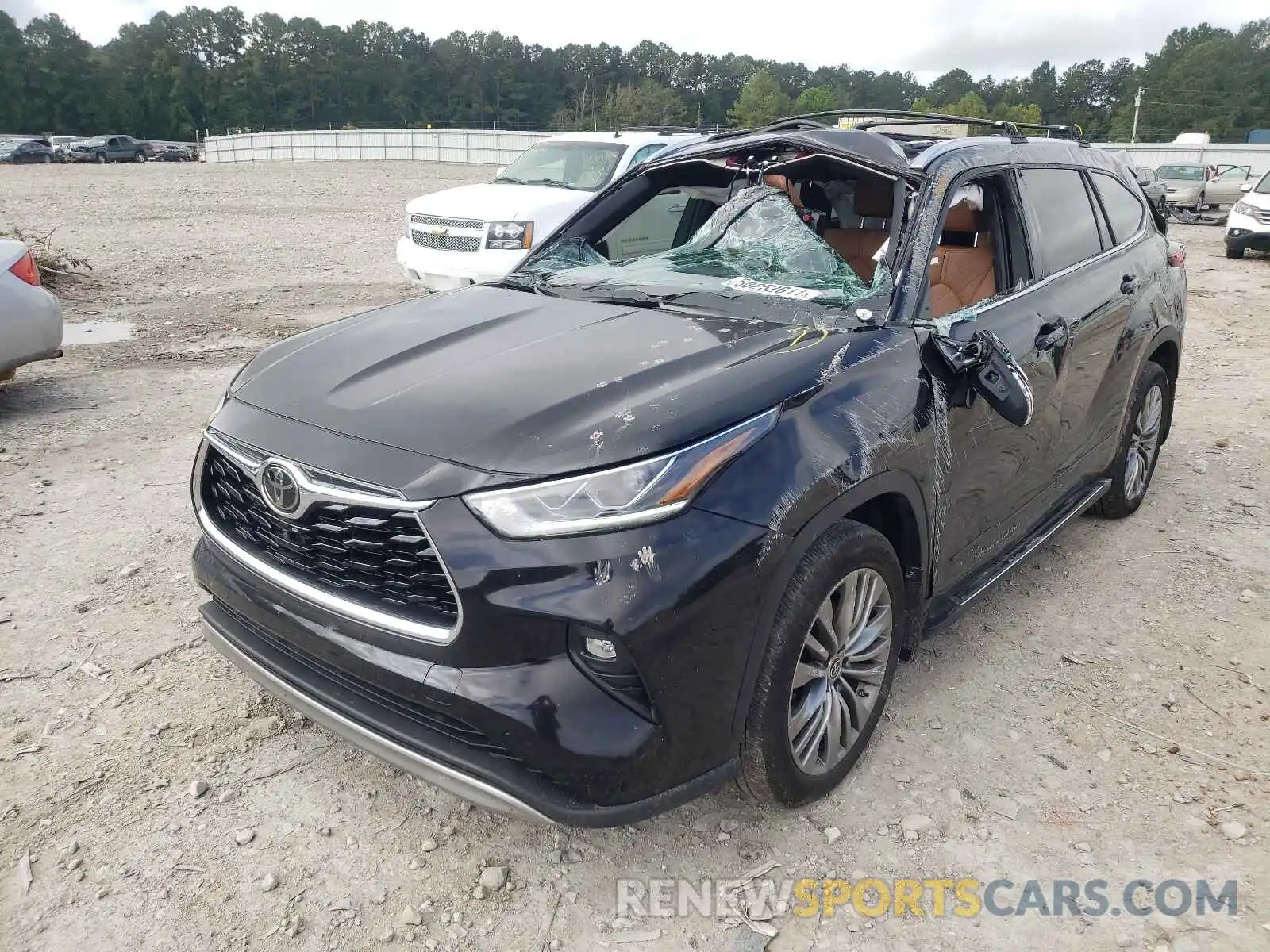 2 Photograph of a damaged car 5TDFZRBH0LS036845 TOYOTA HIGHLANDER 2020