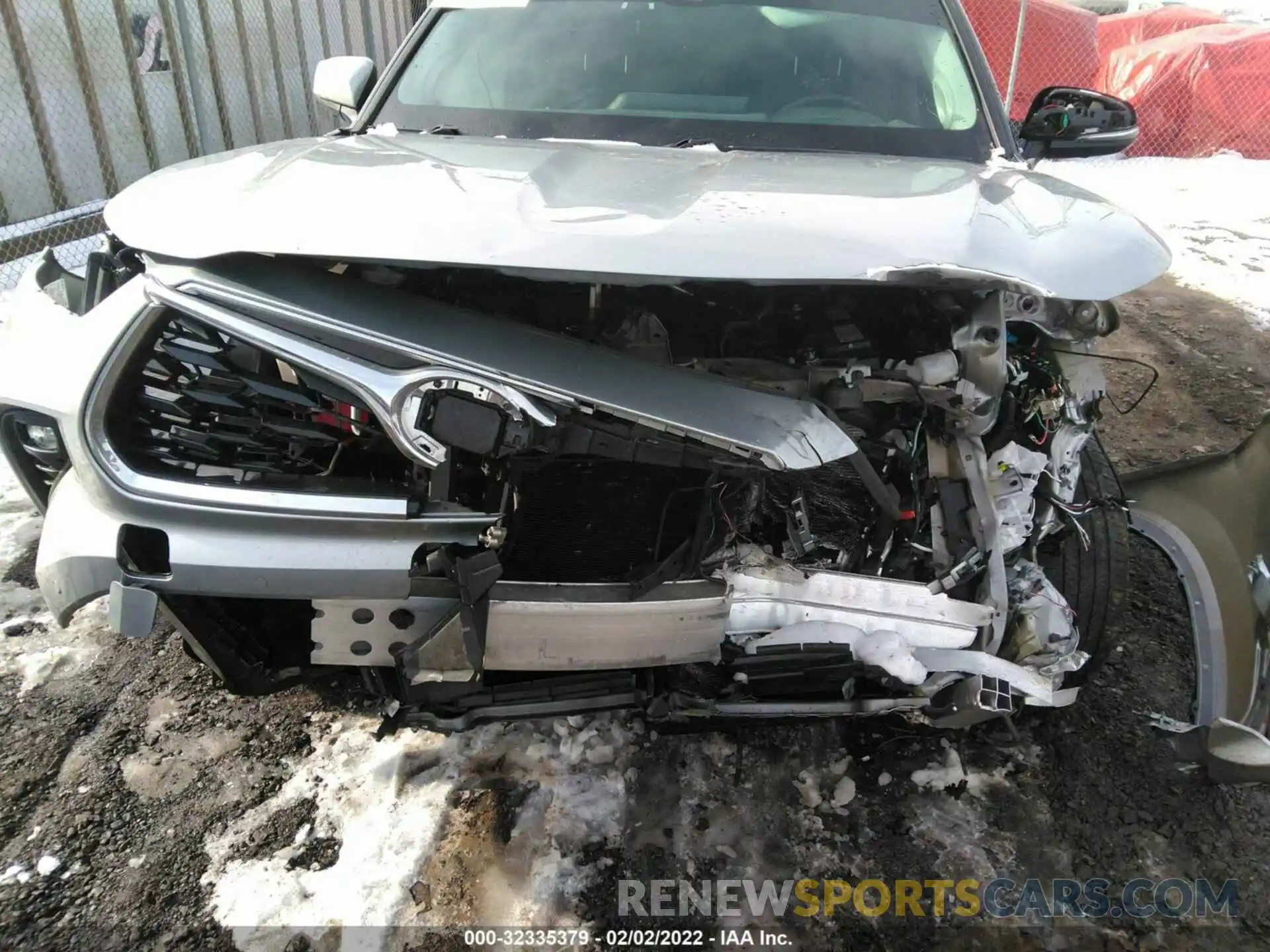 6 Photograph of a damaged car 5TDFZRBH1LS022386 TOYOTA HIGHLANDER 2020