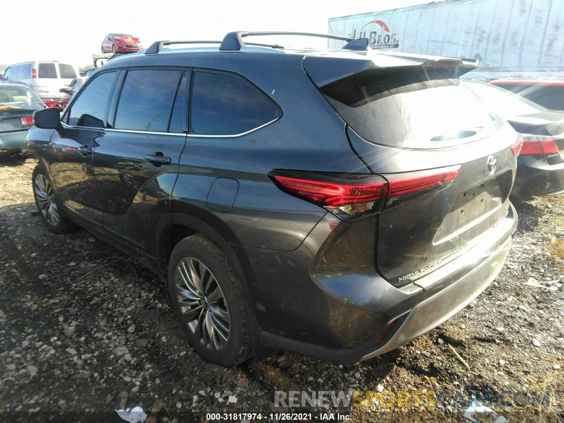 3 Photograph of a damaged car 5TDFZRBH2LS018377 TOYOTA HIGHLANDER 2020