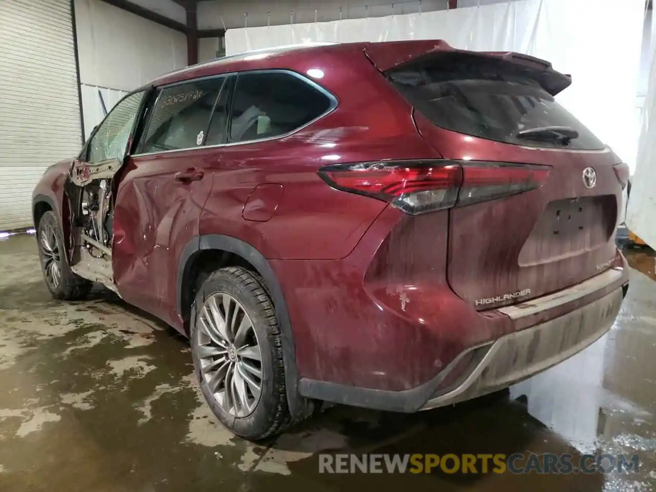 3 Photograph of a damaged car 5TDFZRBH2LS053369 TOYOTA HIGHLANDER 2020