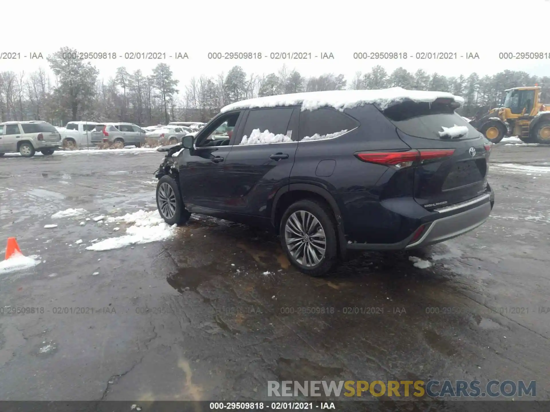 3 Photograph of a damaged car 5TDFZRBH3LS018792 TOYOTA HIGHLANDER 2020