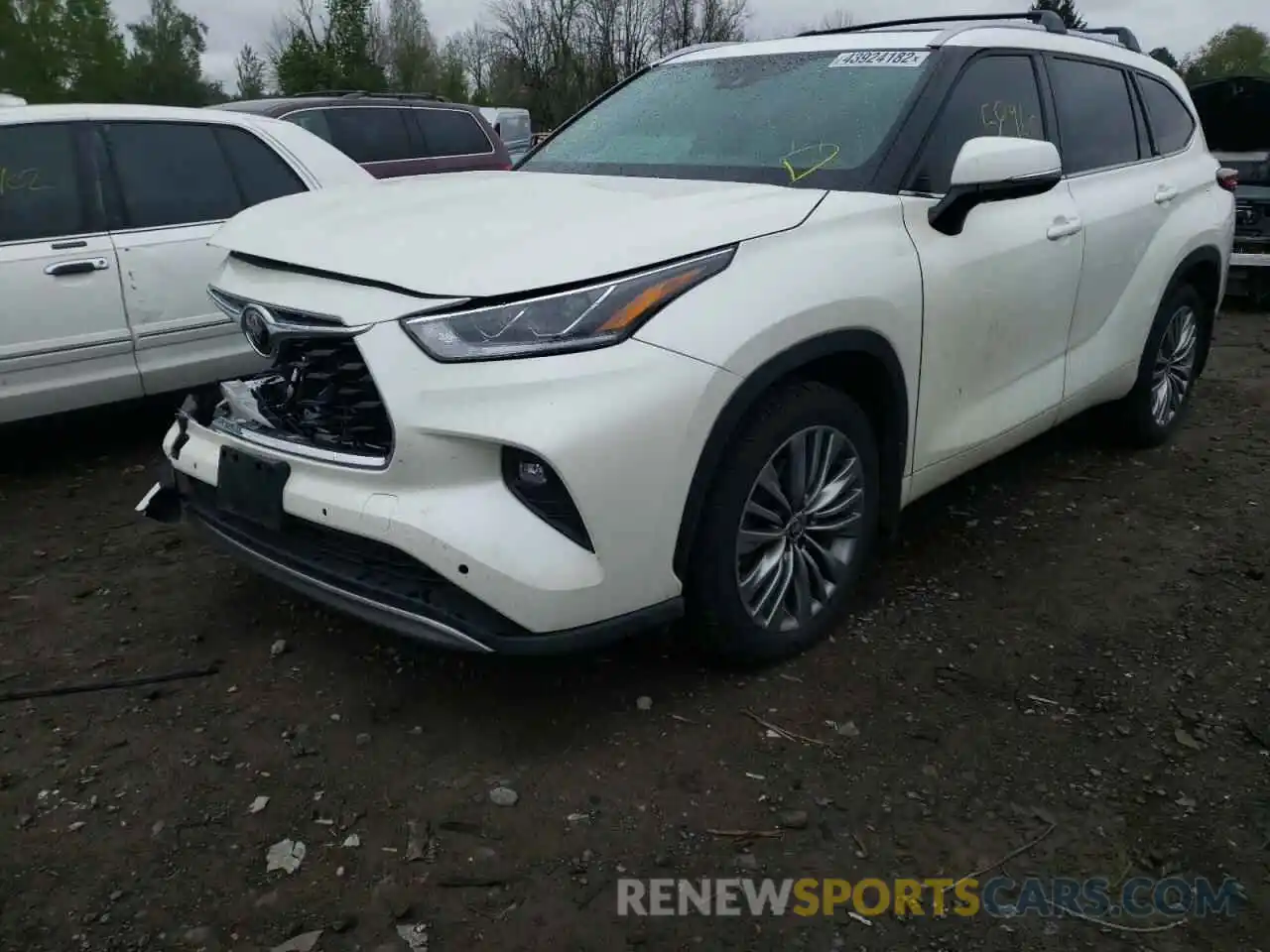 2 Photograph of a damaged car 5TDFZRBH3LS041523 TOYOTA HIGHLANDER 2020