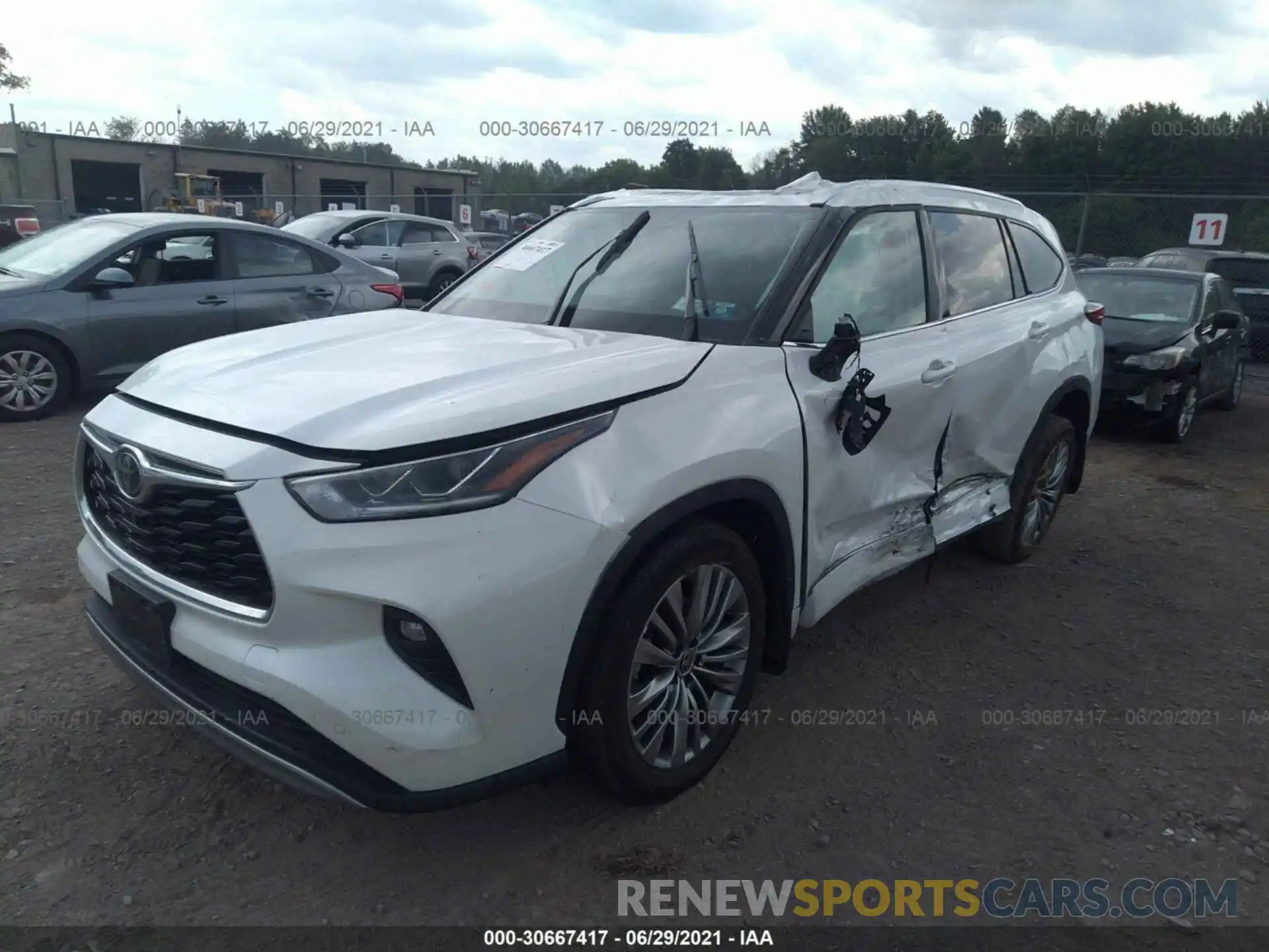 6 Photograph of a damaged car 5TDFZRBH3LS053199 TOYOTA HIGHLANDER 2020