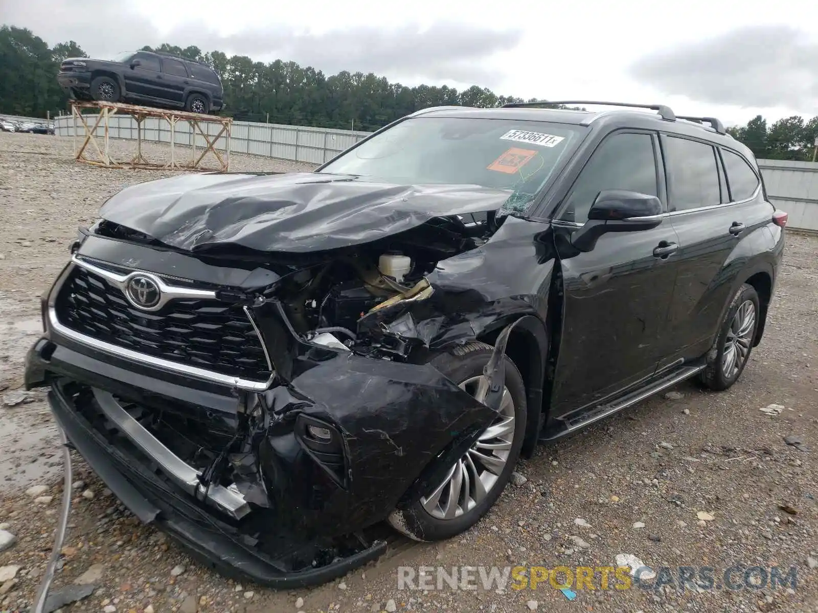 2 Photograph of a damaged car 5TDFZRBH3LS054515 TOYOTA HIGHLANDER 2020