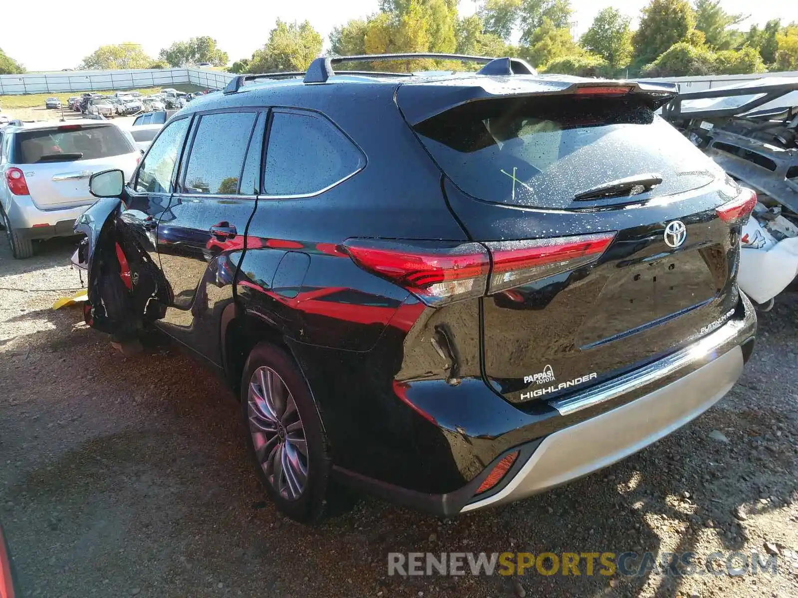 3 Photograph of a damaged car 5TDFZRBH4LS007932 TOYOTA HIGHLANDER 2020