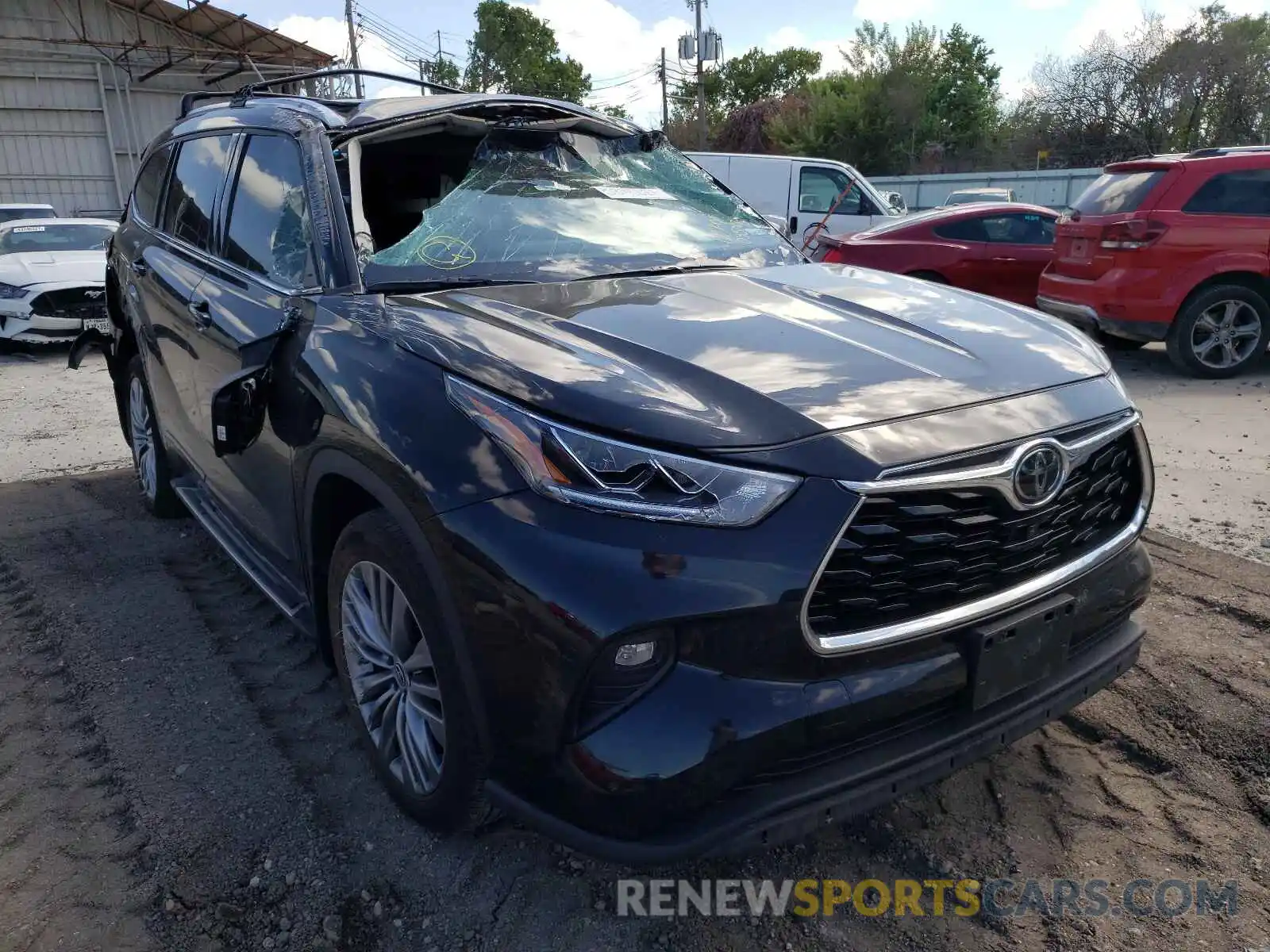 1 Photograph of a damaged car 5TDFZRBH4LS035018 TOYOTA HIGHLANDER 2020