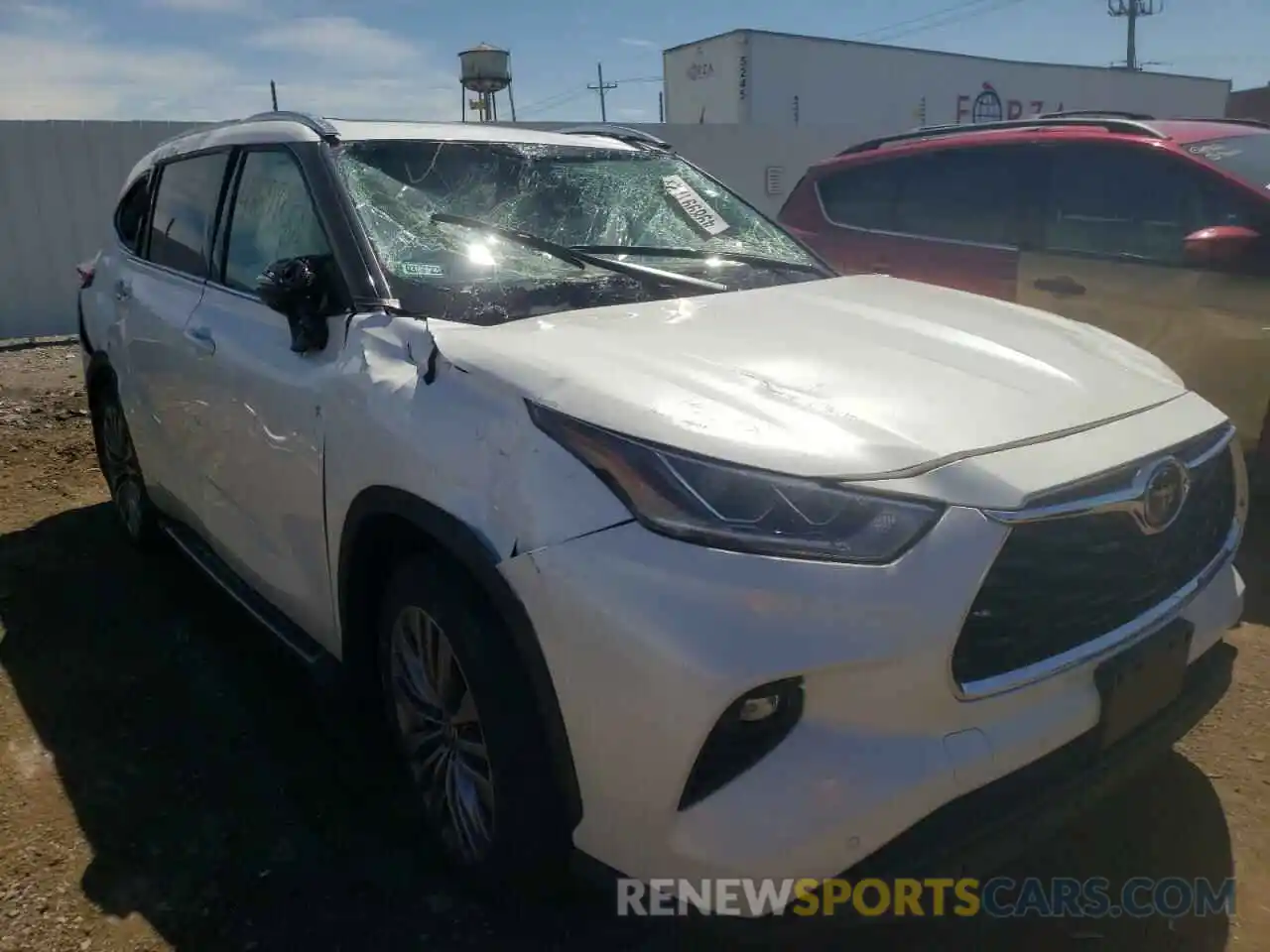 1 Photograph of a damaged car 5TDFZRBH5LS010516 TOYOTA HIGHLANDER 2020