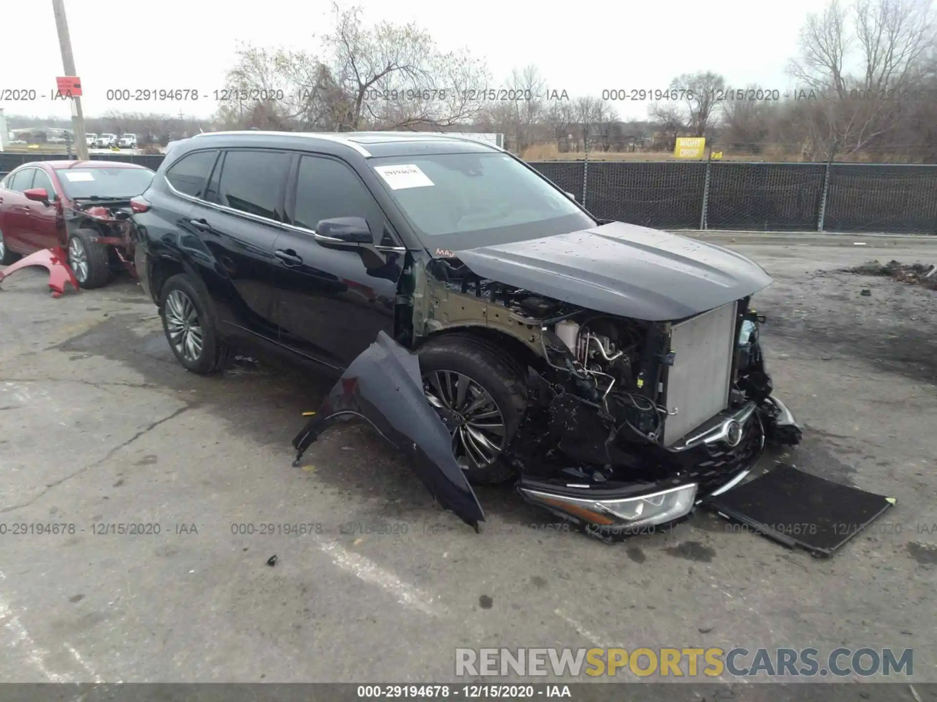 1 Photograph of a damaged car 5TDFZRBH5LS034895 TOYOTA HIGHLANDER 2020