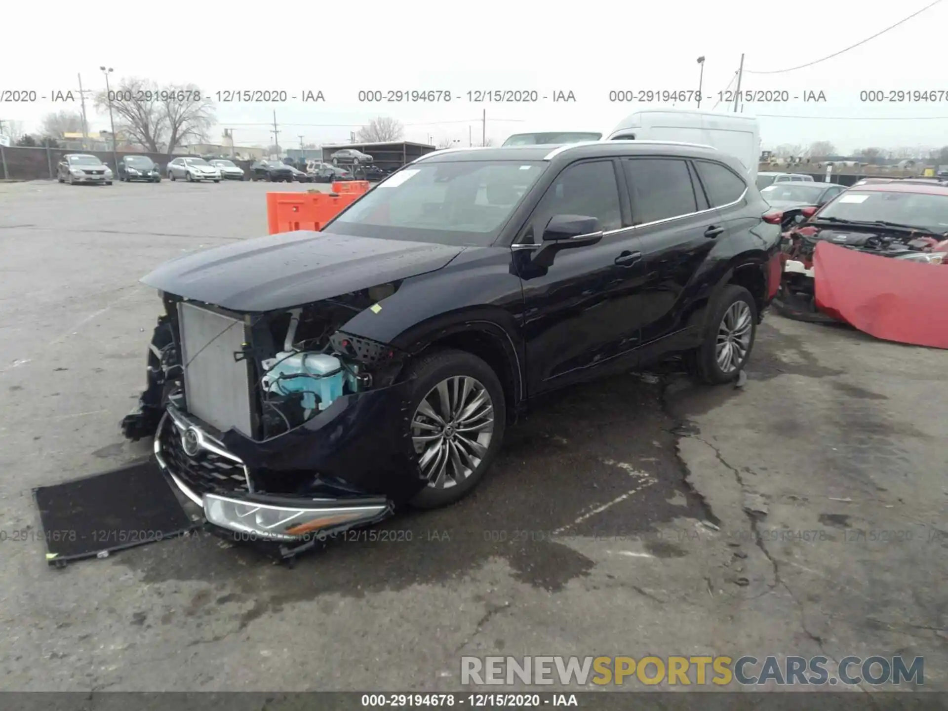 2 Photograph of a damaged car 5TDFZRBH5LS034895 TOYOTA HIGHLANDER 2020