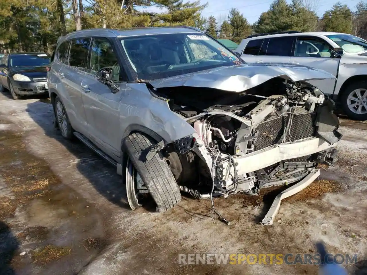 1 Photograph of a damaged car 5TDFZRBH7LS035630 TOYOTA HIGHLANDER 2020