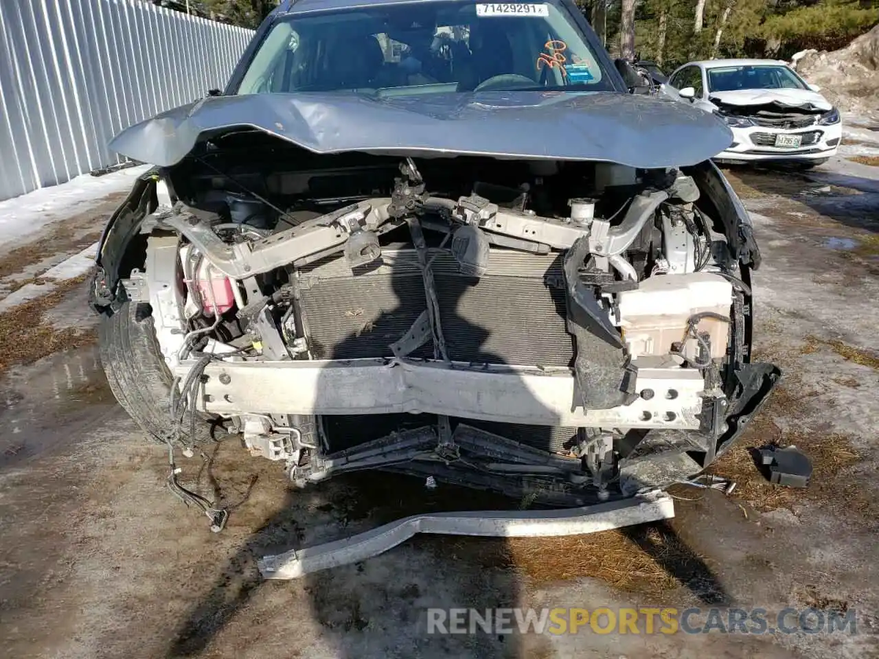 9 Photograph of a damaged car 5TDFZRBH7LS035630 TOYOTA HIGHLANDER 2020